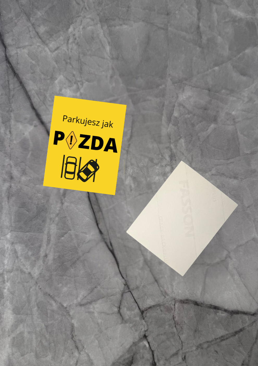 Naklejka „Parkujesz jak P*ZDA”